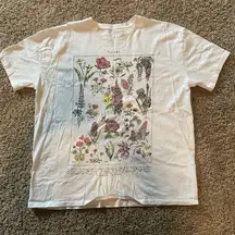 Oversized flower graphic t-shirt