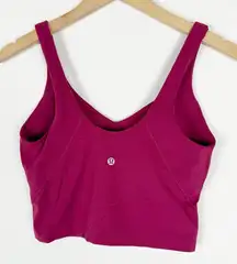 Lululemon Align Bra Tank Top Magenta Pink / Purple