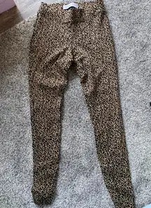 Reflective Cheetah Print Leggings