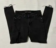 Black Distressed Jeans 