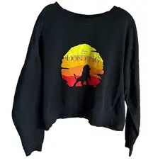 Disney The Lion‎ King Plus Size Crop Sweatshirt