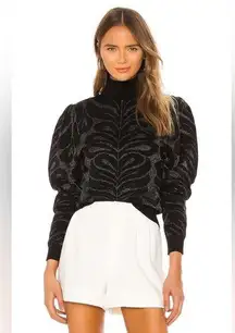 Keepsake the Label Said it High Neck Knit Sweater Top Size S Preowned