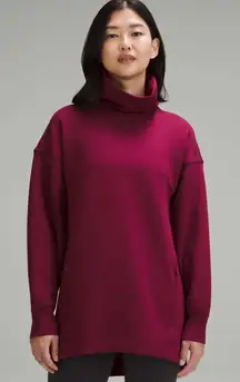 Lululemon Turtleneck Tunic Sweatshirt Raspberry Deep Luxe