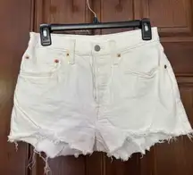 Levi’s 501 Jean Shorts Off-White