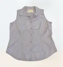 Columbia Periwinkle Short Sleeve Button Down Women's Size M Sportswear