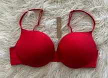 Skims Ultimate Collection Pushup Plunge Bra Cayenne Size 38C