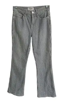 Frame Le Crop Mini Boot Women’s 25 Engineer Stripe Denim Jeans