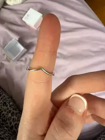 Pandora Silver Wishbone Ring