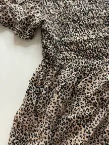 cheetah print Top