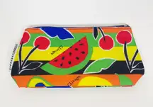 Clinique Donald X  Fruit printed Organizer Cosmetic Makeup Bag