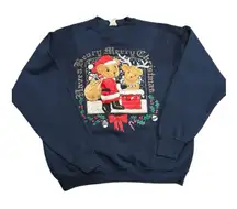 Vintage Christmas Bear Sweater