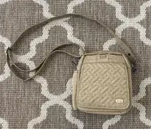 Lug Flapper Multi pocket Crossbody bag