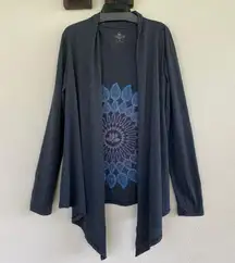 - Women’s Grey Open Front Cardigan