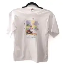 RARE VINTAGE Anne of Green Gables T-Shirt Junior L Y2K Tee Prince Edward Island