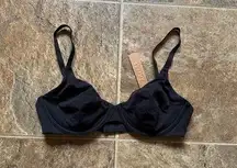 Skims Cotton Jersey T-shirt Bra Soot 32D