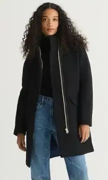 J. Crew Cocoon Italian Stadium-Cloth Wool Coat Size 8