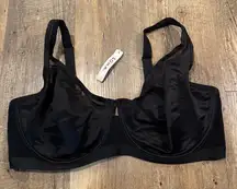 Soma UNBELIEVABLE LIFT SCOOP BALCONETTE BLACK Bra Size 40DDD Underwire NWT