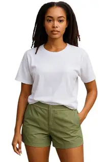 Patagonia Hike Camping Shorts 4" Green Women's Size 6 Lightweight Small‎ Trail