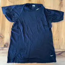Nike Fit Dry Black Athletic Activewear Training Short Sleeve T Shirt Mens Medium
