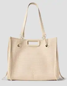 Maje Cabasrafi Cream Woven Bag