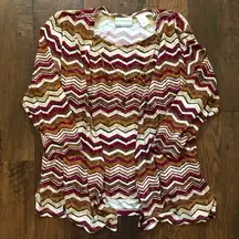 ALFRED DUNNER - all in one top/cardigan/necklace