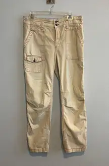 Anthropologie Pants Cream Cargo