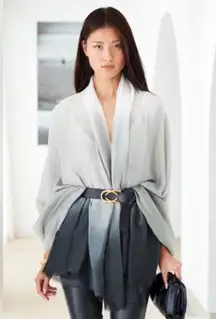 Carly Cushnie Gradient Gray Horizon Ombré Scarf