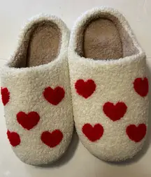Heart Patterned Bedroom Slippers 42-43