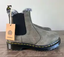 Leonore Faux Fur Lined Nubuck Chelsea Women's Boot Size 6 SKU#243043