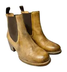 Bed|Stü Leather Goodyear-Welt Bench Made Chelsea Boots NWT Women’s Size 8 Tan