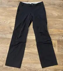REI Women’s Convertible Hiking Pants Black Stretch Outdoor Trail Zip-Off Size 4