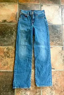 J.Crew Factory Wide Leg Full Length Jeans in All Day Stretch