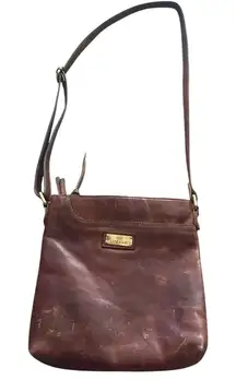 Levogue Vintage Distressed Genuiune Leather Messenger Crossbody‎ Bag Purse