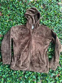 Patagonia Women's Brown Plush Synchilla® Full Zip Hoodie Size XL