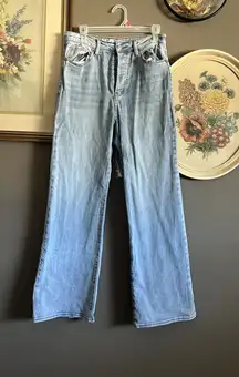Wide leg jeans
