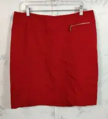 Lane Bryant Red Pencil Skirt