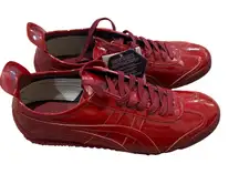 Onitsuka Tiger Mexico 66™ Red Patent Leather Sneakers Shoes Women's Size 9.5 NEW