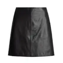 Leather Pencil Miniskirt