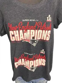 New England Patriots Super bowl 51 BRAND NEW! champs t shirt 47 brand Brady era