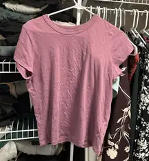 Madewell Mauve Short Sleeve Tee