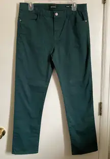 🌞Buffalo David Bitton Forest Green Gemma Mid Rise Slim Pants