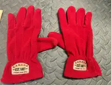 Canada fleece gloves Winter Olympics Games Red Adult size Glove Kalson Group