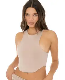 Are You Am I Beige top M