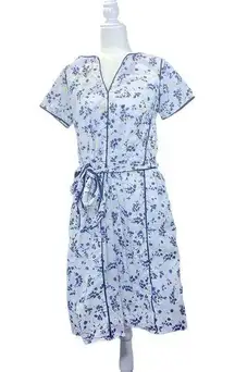 eShakti Cottagecore Prairie Floral short sleeve dress size XL runs smaller