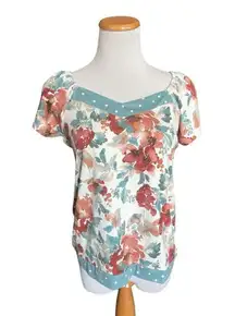 NWT Womens Cato Sleep Well Luxe Dreamy Sleep Top Pajama Shirt - Sz S