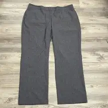 Heather Gray Straight Leg Dress Pants Size 18WS