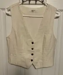 L*Space Cream Button-Front Blouse