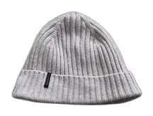 Turtlefur Beanie Hat Wool Blend Womens Lilac Purple One Size Ribbed Winter