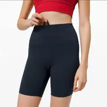 Wunder Train High-Rise Short 6" True Navy 2