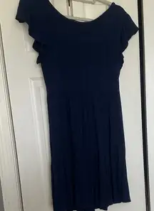Olivia Rae Navy Blue Mini Dress